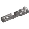 TE Connectivity 0.140 Mate-N-LOK Series Female Crimp Terminal, 20 AWG Min Crimp, 14 AWG Max, Tin Plating, Brass 61626-1
