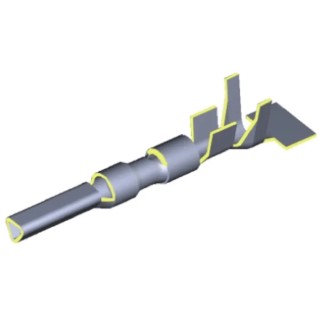 TE Connectivity Mini-Universal MATE-N-LOK II Series Female Crimp Terminal 3A 20-16 AWG 794223-1