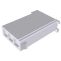 TE Connectivity Mini-Universal MATE-N-LOK Female Connector Housing, 4.2 mm Pitch, 3 Way 1 Row Straight 172344-1