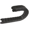 Igus Black Cable Trunking W75mm x D50 mm, Length 1 m, Minimum Bend Radius 150 mm, Igumid G Material W75mm
