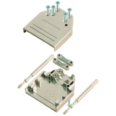 MH Connectors Zinc Straight D-Sub Backshell 15 Way Strain Relief MHDTZI Series 6560-0305-02