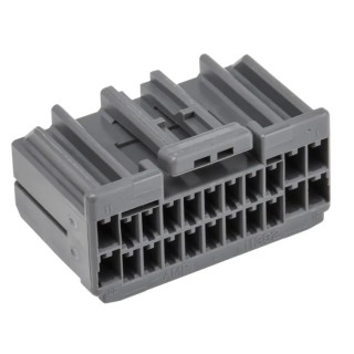 TE Connectivity Multilock Hybrid Automotive Male Connector Grey Cable 22 Way Crimp Termination 917989-6