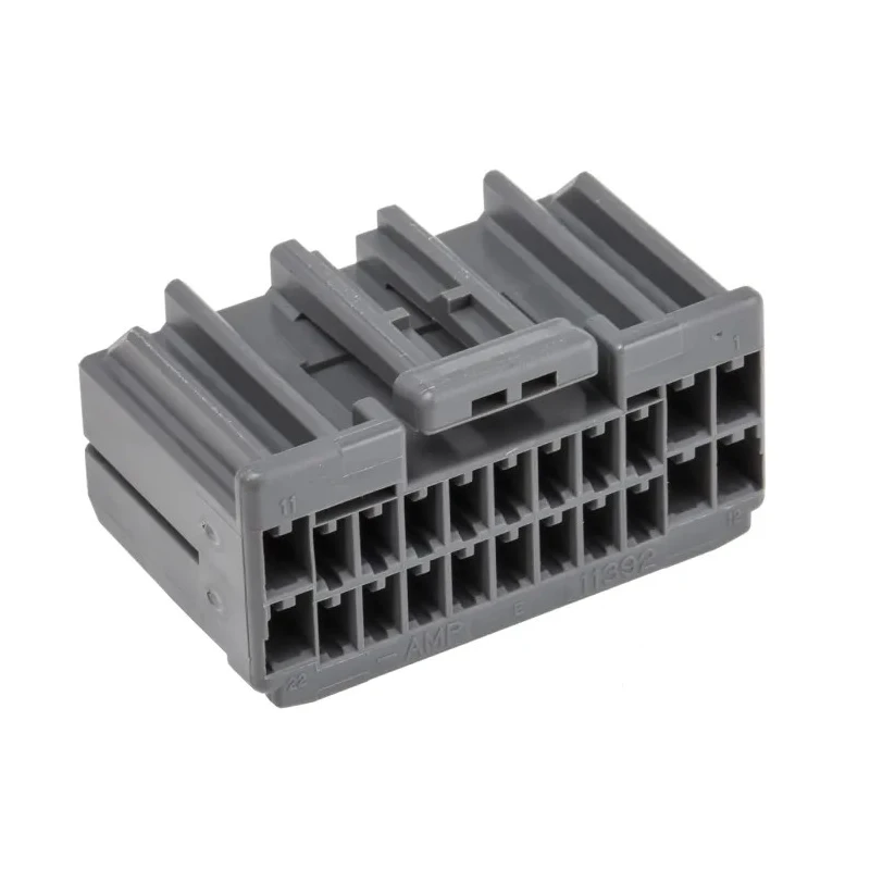 TE Connectivity Multilock Hybrid Automotive Male Connector Grey Cable 22 Way Crimp Termination 917989-6