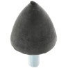 FIBET M6 x 18 mm Anti-Vibration Mount Bump Stop with 41 daN Compression Load, 24 mm Outer Diameter, 43 mm Height 2425VP18-60