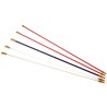 HellermannTyton Handy Glass Reinforced Plastic Cable Rod Set 350mm Lead White Rod Mini Eye Mini Hook Red 897-90003 CS-SH-PVC
