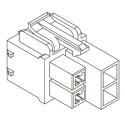 Molex VersaBlade Male Connector Housing 6.2 mm Pitch 2 Way 1 Row Straight 35150-0200