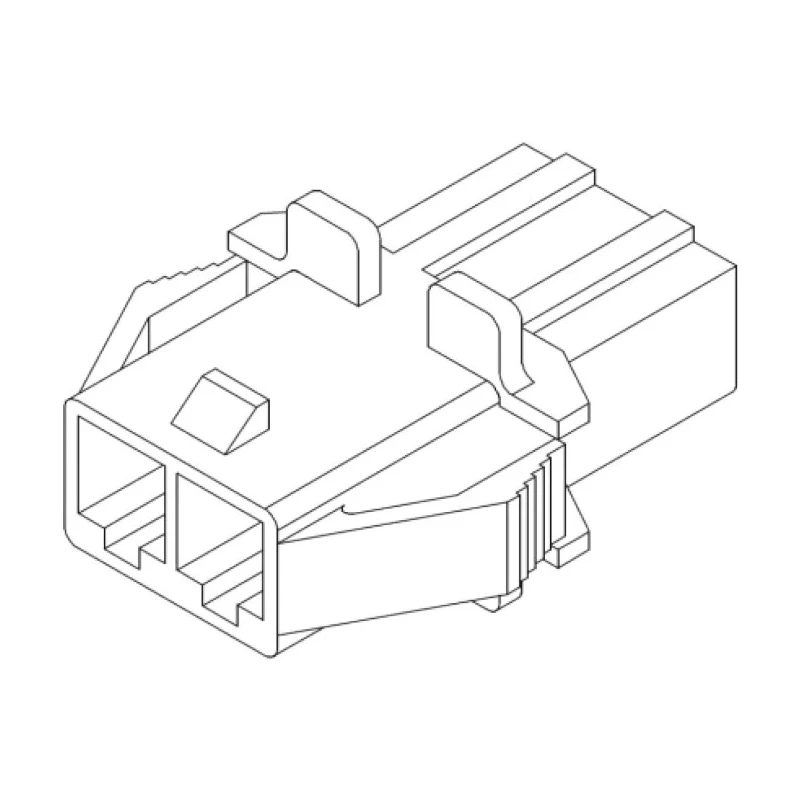 Molex VersaBlade Male Connector Housing 6.2 mm Pitch, 2 Way, 1 Row Straight 35150-0210
