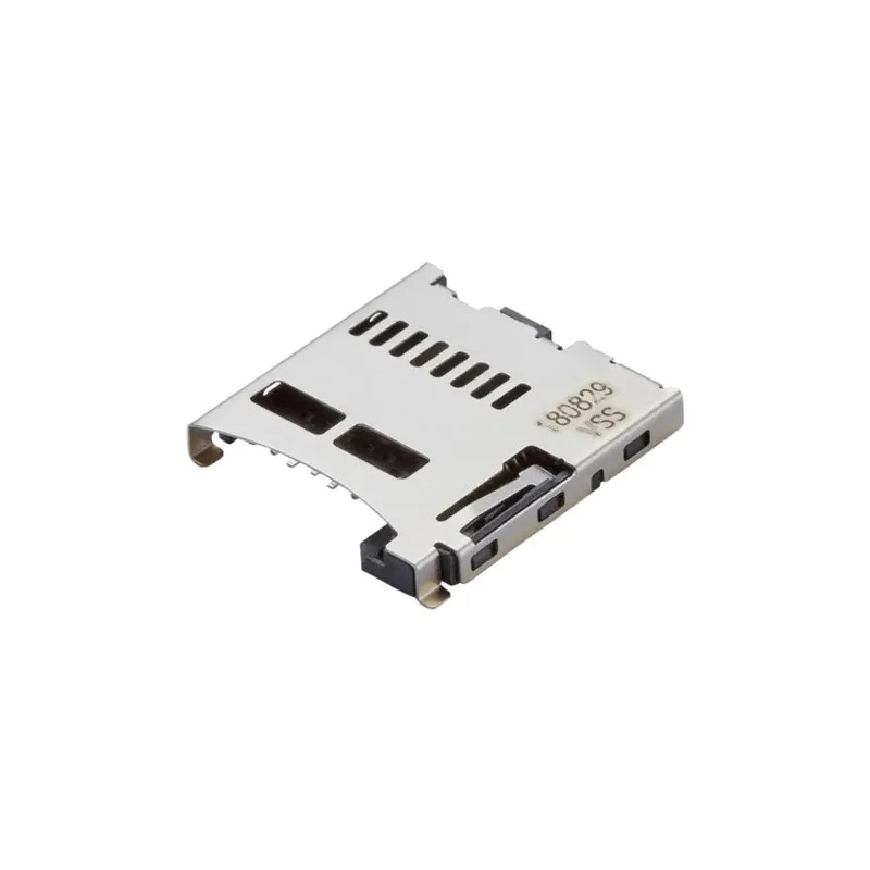 Molex 8 Way Right Angle Push-Push MicroSD Memory Card Connector, Surface Mount, Solder Termination 47352-1001