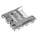Molex 8 Way Right Angle Push-Push MicroSD Memory Card Connector Solder Termination 1.1mm Pitch 47352-1001