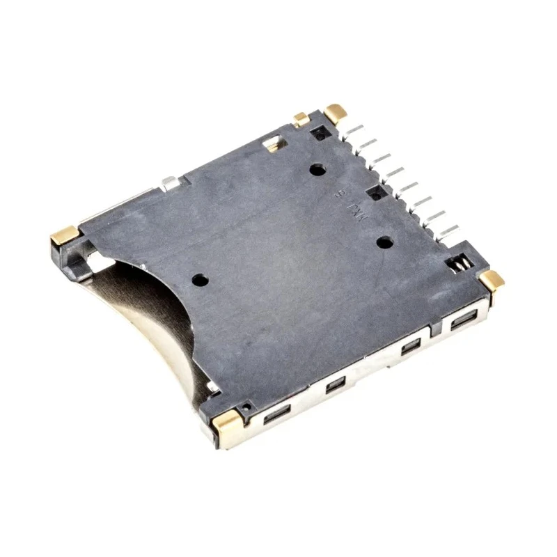 Molex 8 Way Right Angle Push-Push MicroSD Memory Card Connector Solder Termination 1.1mm Pitch 502774-0891