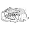 Molex Right Angle Surface Female 1 Port Micro USB Type AB USB Connector USB 2.0 67803-8020