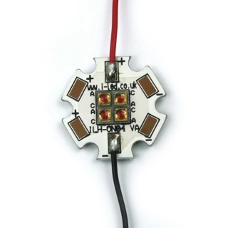 Intelligent LED Solutions OSLON4 PowerStar LED Array 4-LEDs Yellow, Constant Current, 6.44W ILH-ON04-YELL-SC201-WIR200.