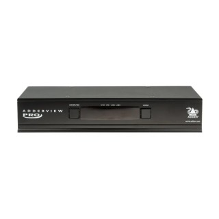 Adder 4 Port 1 Displays USB DVI KVM Switch 3.5mm Stereo Female 2048 x 1080 Pixel Maximum Resolution AV4PRO-DVI-UK