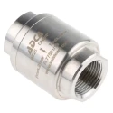 RS PRO Stainless Steel Threaded Single Non Return Valve 3/4 in BSP, 22 bar, 220°C 720-9273