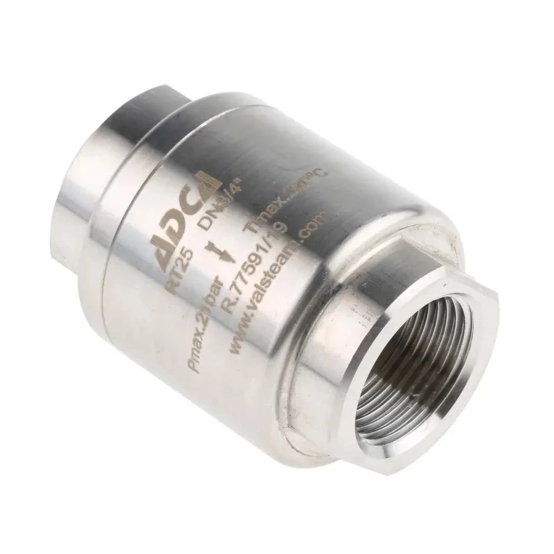 RS PRO Stainless Steel Threaded Single Non Return Valve 3/4 in BSP, 22 bar, 220°C 720-9273