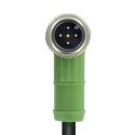 Phoenix Contact Male 5 Way Right Angle to Unterminated Sensor Actuator Cable 3 m 60V 22AWG Polyurethane Jacket 1669806