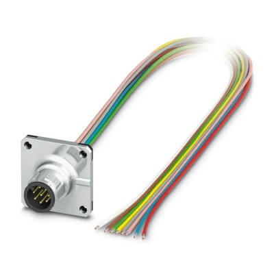 Phoenix Contact Sensor Actuator Cable Male 8-Way M12 Connector 500 mm Length 30V IP67 1441561