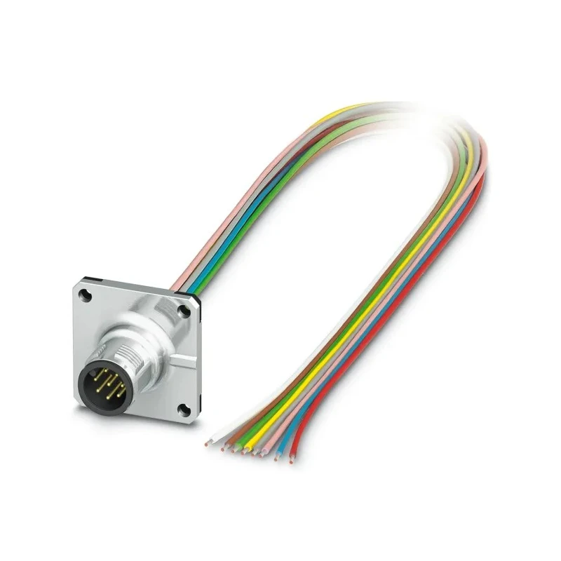 Phoenix Contact Sensor Actuator Cable Male 8-Way M12 Connector 500 mm Length 30V IP67 1441561