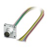 Phoenix Contact Sensor Actuator Cable Male 8-Way M12 Connector 500 mm Length 30V IP67 1441561