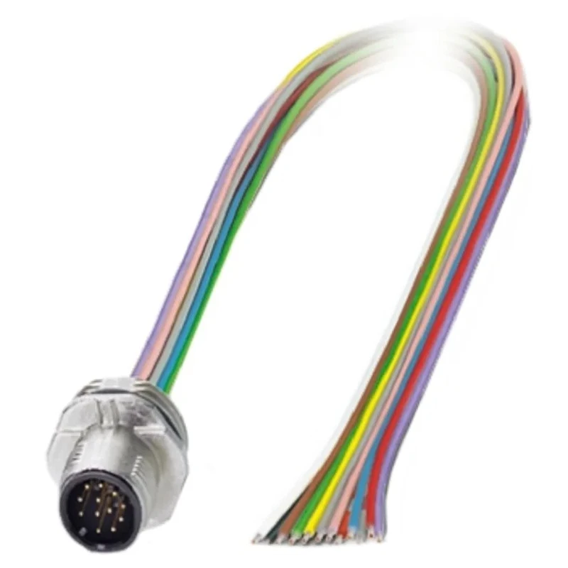 Phoenix Contact Sensor Actuator Cable Male 12 way M12 to Unterminated 12 way, 500 mm, IP67, 30V 1556265