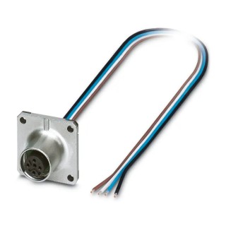 Phoenix Contact Female 4 Way M12 to 4 Way Unterminated Sensor Actuator Cable 500mm 250V 1420003