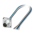 Phoenix Contact Male 5 Way M12 to 5 Way Free Cable End Sensor Actuator Cable 500 mm 60V Polyurethane Jacket 1440973