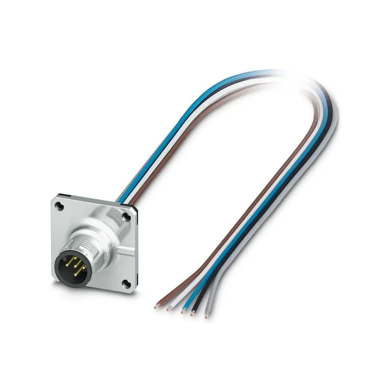 Phoenix Contact Male 5 Way M12 to 5 Way Free Cable End Sensor Actuator Cable 500 mm 60V Polyurethane Jacket 1440973
