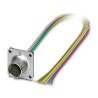 PHOENIX CONTACT Sensor Actuator Cable Female 8 way M12 Connector 30V 500mm 1441574