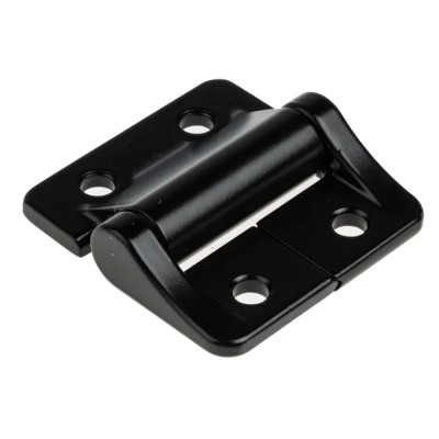 Southco Friction Hinge Anodised Aluminium, Black Powder, Black Paint, Chrome Satin Aluminium Fixed Pin 38mm x 40mm 721-0740