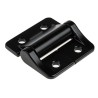 Southco Friction Hinge Anodised Aluminium, Black Powder, Black Paint, Chrome Satin Aluminium Fixed Pin 38mm x 40mm 721-0740