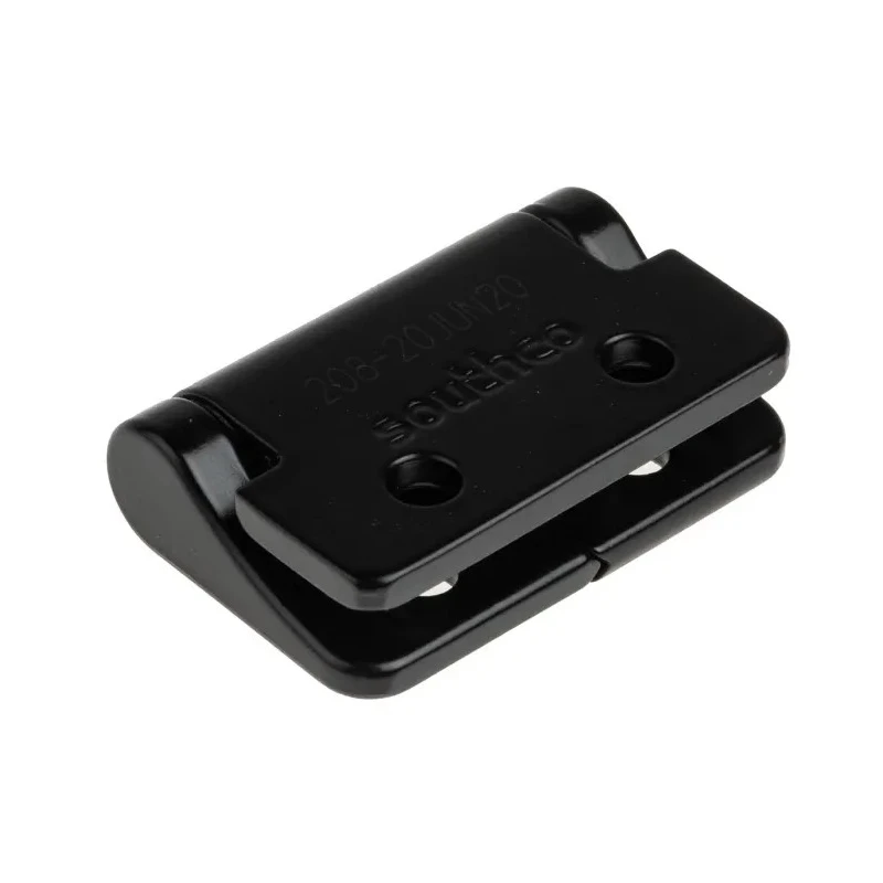 Southco Friction Hinge Anodised Aluminium, Black Powder, Black Paint, Chrome Satin Aluminium Fixed Pin 38mm x 40mm 721-0740