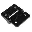 Southco Friction Hinge Satin Chrome Black Paint Black Powder Coated Zinc 50.8 mm x 57.1 mm x 2.5 mm 721-0759