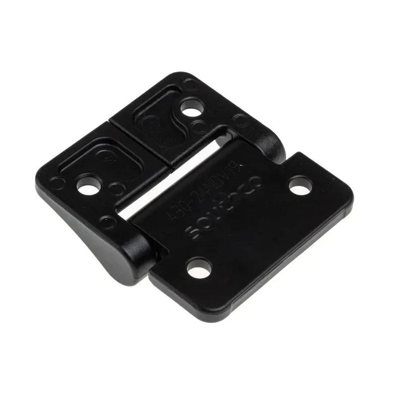 Southco Friction Hinge Satin Chrome Black Paint Black Powder Coated Zinc 50.8 mm x 57.1 mm x 2.5 mm 721-0759