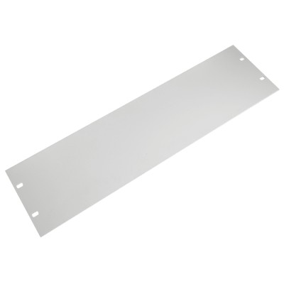 nVent SCHROFF Grey Aluminium 3U Front Panel 483 mm Length 132.5 mm Width 30118302