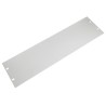 nVent SCHROFF Grey Aluminium 3U Front Panel 483 mm Length 132.5 mm Width 30118302