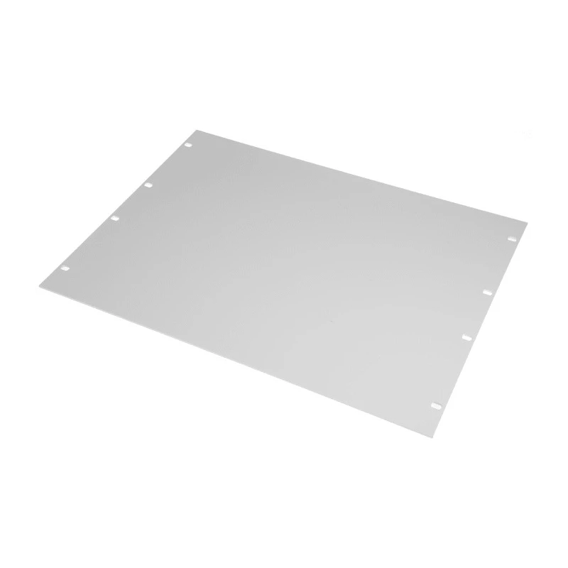 nVent SCHROFF Grey Aluminium 8U Ventilated Front Panel 483 mm Length 354.8 mm Width 30118-307