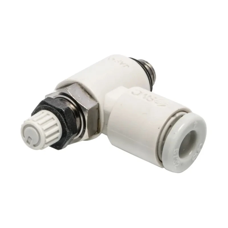 SMC AS Series Metal Body Speed Controller 1 MPa Maximum Operating Pressure Adjustable Outlet Pressure AS1211F-M5-04