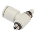 SMC AS Series Speed Controller with 6mm Tube Inlet Port, 0.1 to 1 MPa Pressure Range, Durable Threaded Design AS1211F-M5-06
