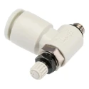 SMC AS Series Speed Controller with 6mm Tube Inlet Port, 0.1 to 1 MPa Pressure Range, Durable Threaded Design AS1211F-M5-06