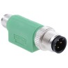 Phoenix Contact Straight Circular Connector Adapter 4 M12 Male to 4 M8 Female, 30V, 4A, IP65/IP67, Nickel Plated 1519765