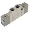 SMC Pneumatic Solenoid Valve 24V Pilot G 1/4 Port Size 5/2 Function Die Cast Aluminium Body SYJA7000