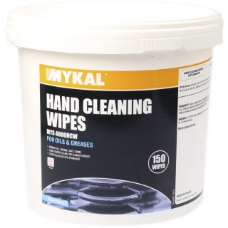 Mykal Industries Wet Hand Wipes, Bucket of 150, 250 x 300 mm 0003DSIHANDWIPES