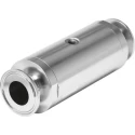 Festo Pneumatic Pinch Valve Threaded Outlet High Alloy Steel 4 bar Max Pressure VZQA-C-M22U-25-S5S5-V4V4E-4