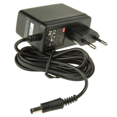 MEAN WELL AC/DC Adapter Type C EU Plug 100-264V AC Input 1.6A Max Output 7.5V DC GS15E-11P1J