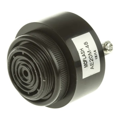 Moflash AE20M Series Buzzer Panel, IP55, DC 48V, 2-Tone 95 dB @ 1m AE20M-48