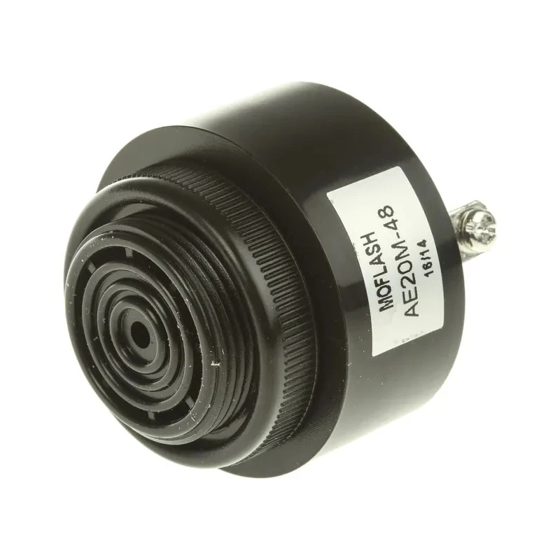 Moflash AE20M Series Buzzer Panel, IP55, DC 48V, 2-Tone 95 dB @ 1m AE20M-48