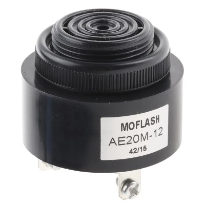 Moflash AE20M Series Buzzer Panel IP55 DC 12V 2-Tone 95dB @ 1m AE20M-12