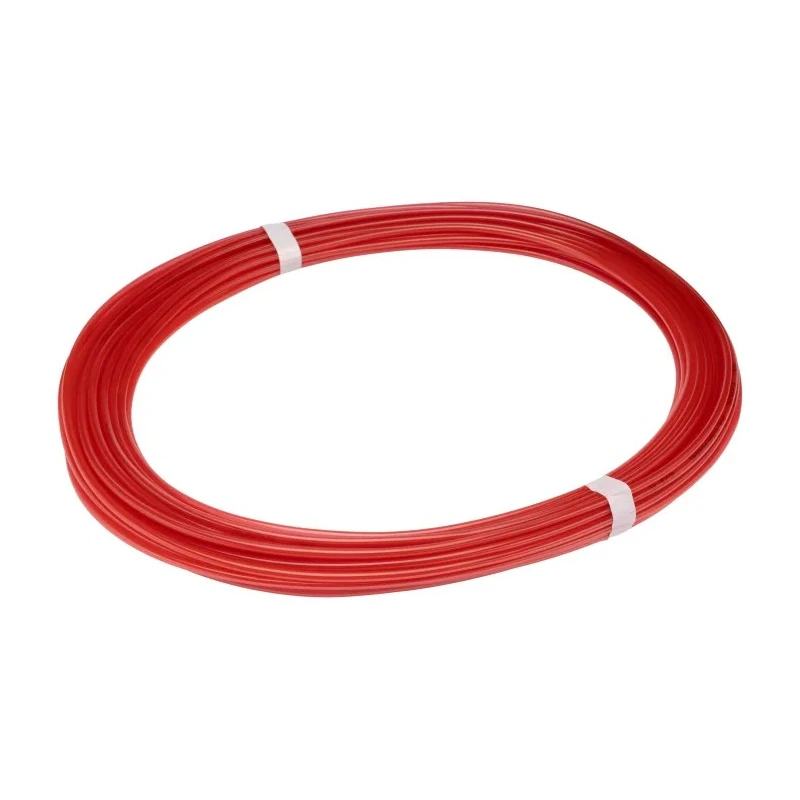 SMC Compressed Air Pipe Red Polyurethane 4 mm Outside Diameter 2.5 mm Inside Diameter 20 m Length TU0425R-20