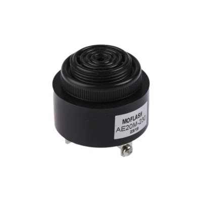 Moflash AE20M Series Buzzer Panel, IP55, AC 230V, 1-Tone Pulse and Continuous 95 dB @ 1m AE20M-230