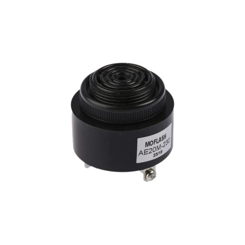 Moflash AE20M Series Buzzer Panel, IP55, AC 230V, 1-Tone Pulse and Continuous 95 dB @ 1m AE20M-230